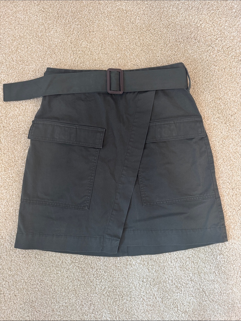 Banana Republic Cotton Mini Utility Skirt with Belt